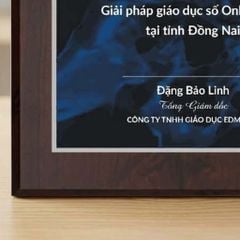 Bảng chứng nhận đối tác phân phối sản phẩm dịch vụ phần mềm giáo dục