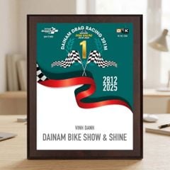 Bảng vinh danh tặng đơn vị tố chức show trong hoạt động văn hóa thể thao