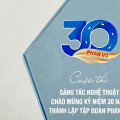 Cúp pha lê ngôi sao trao giải những cuộc thi trong những hoạt động xã hội và doanh nghiệp