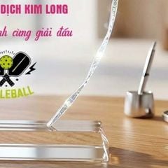 Cúp Pickleball pha lê  cao 18cm dùng trao giải hay lưu niệm ở những giải pickleball