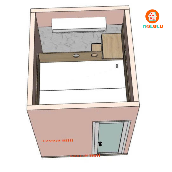 Nolulu| Thiết kế phòng ngủ nhỏ cho 4 người tại Quận 8