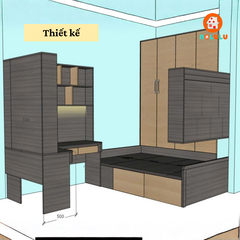 Nolulu| DỰ ÁN THIẾT KẾ & THI CÔNG PHÒNG NGỦ CHỊ THUY – GÒ VẤP