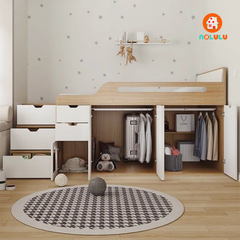 Giường tầng kết hợp tủ quần áo Nolulu - GT018