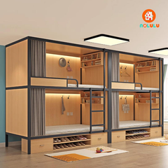 Giường tầng khung sắt hiện đại cho kí túc xá Nolulu - GTS06