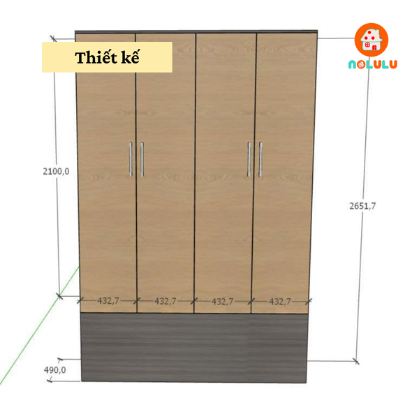 Nolulu| DỰ ÁN THIẾT KẾ & THI CÔNG PHÒNG NGỦ CHỊ THUY – GÒ VẤP