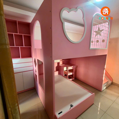 Thiết Kế & Thi Công Phòng Ngủ Bé – Combo Phòng Ngủ Baby Pink