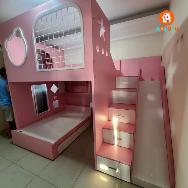 Thiết Kế & Thi Công Phòng Ngủ Bé – Combo Phòng Ngủ Baby Pink