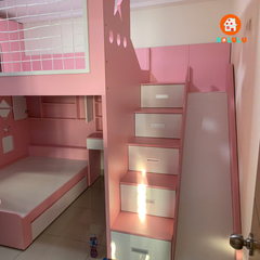 Thiết Kế & Thi Công Phòng Ngủ Bé – Combo Phòng Ngủ Baby Pink