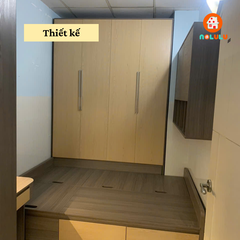 Nolulu| DỰ ÁN THIẾT KẾ & THI CÔNG PHÒNG NGỦ CHỊ THUY – GÒ VẤP