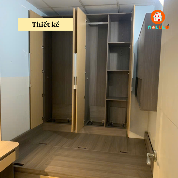 Nolulu| DỰ ÁN THIẾT KẾ & THI CÔNG PHÒNG NGỦ CHỊ THUY – GÒ VẤP