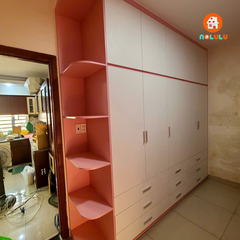 Thiết Kế & Thi Công Phòng Ngủ Bé – Combo Phòng Ngủ Baby Pink