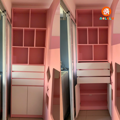 Thiết Kế & Thi Công Phòng Ngủ Bé – Combo Phòng Ngủ Baby Pink