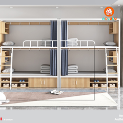 Giường tầng khung sắt hiện đại cho kí túc xá Nolulu - GTS06