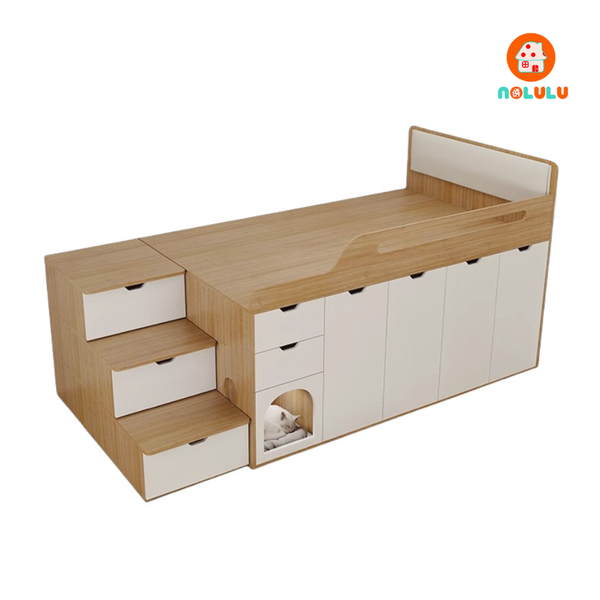 Giường tầng kết hợp tủ quần áo Nolulu - GT018