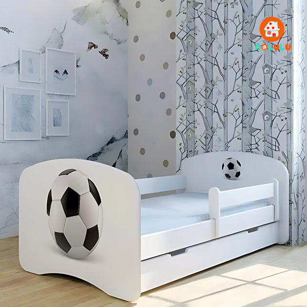 Giường ngủ trẻ em trang trí hình trái bóng Nolulu - GN012