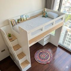 Giường Tầng GT-K79 Kết Hợp Bàn Làm Việc