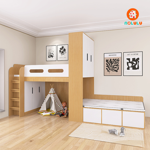 Giường tầng thông mình cao cấp Nolulu - GT017