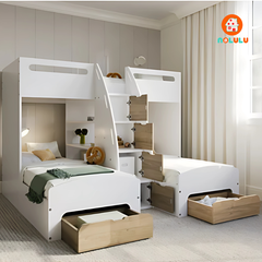 Gường ngủ 3 tầng cho bé hiện đại Nolulu - GT010