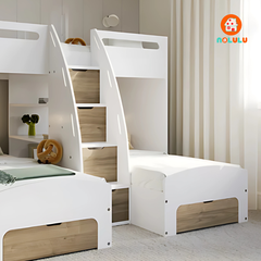 Gường ngủ 3 tầng cho bé hiện đại Nolulu - GT010