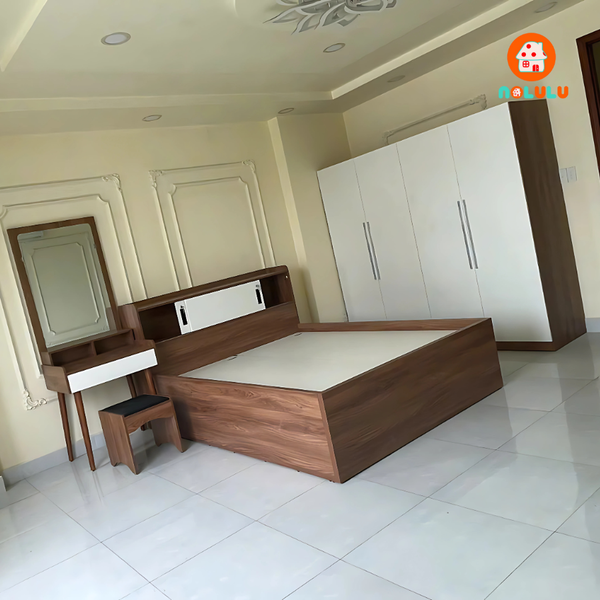 Nolulu| Thiết kế nội thất phòng ngủ cho cô Trần - Quận 3