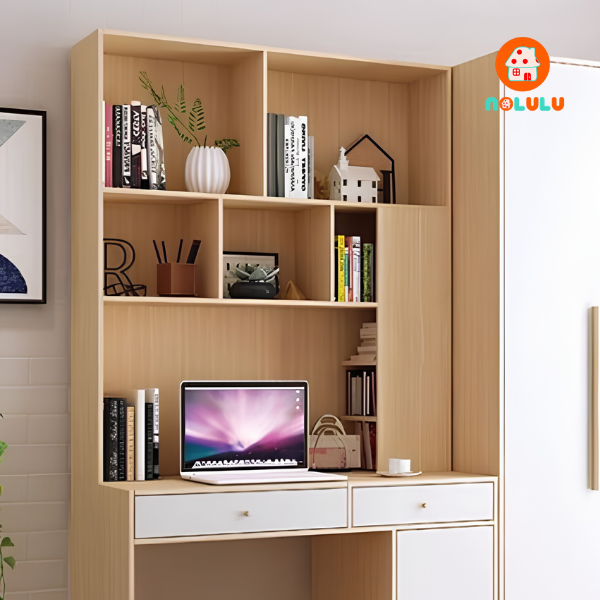 Tủ Quần Áo  Z124 Cánh Mở Kết Hợp Bàn Học/Làm Việc