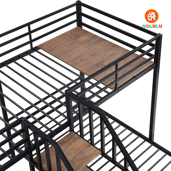 Giường 3 tầng khung sắt hiện đại Nolulu - GTS08