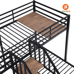 Giường 3 tầng khung sắt hiện đại Nolulu - GTS08