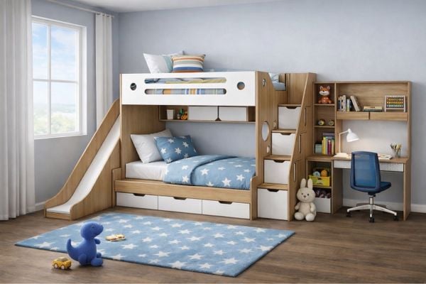 Giường Tầng Người Lớn Mang Phong Cách Hiện Đại GT285