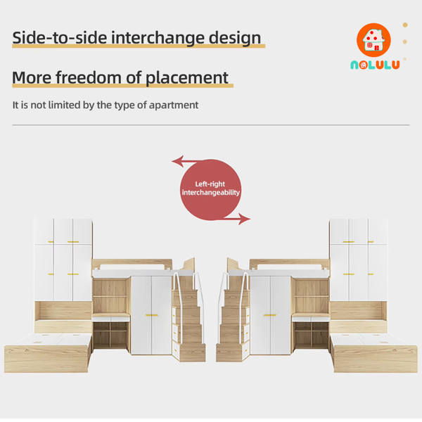 Giường tầng thông minh cao cấp Nolulu - GT013
