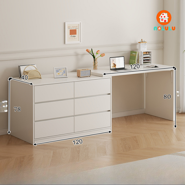 Bàn trang điểm gấp gọn hiện đại Nolulu - TD015