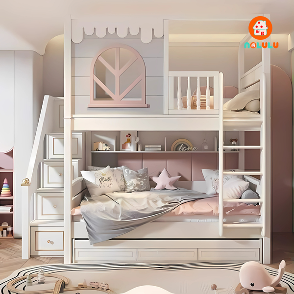 Giường tầng trẻ em thông minh cao cấp Nolulu - GT012