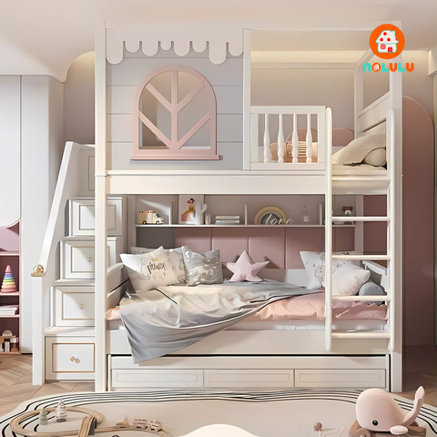 Giường tầng trẻ em thông minh cao cấp Nolulu - GT012