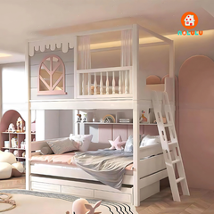 Giường tầng trẻ em thông minh cao cấp Nolulu - GT012