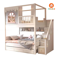 Giường tầng trẻ em thông minh cao cấp Nolulu - GT012