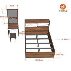 Nolulu| Thiết kế nội thất phòng ngủ cho cô Trần - Quận 3