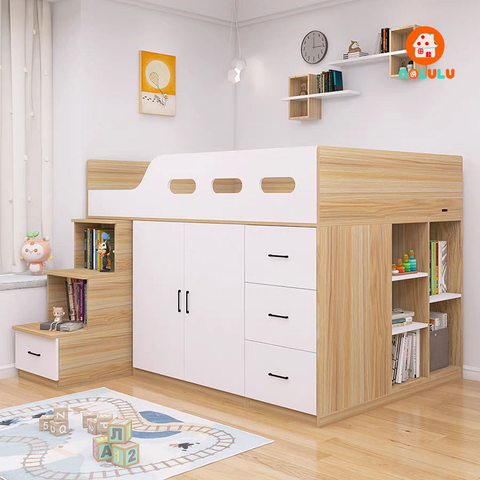 Giường tầng kết hợp tủ quần áo Nolulu - GT014