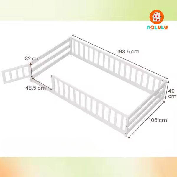 Giường cũi cho bé đa năng và hiện đại Nolulu - GC002