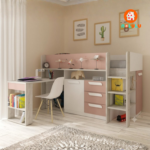 Giường Ngủ GT-Z42 Kết Hợp Bàn Học Thông Minh