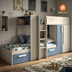 Giường Tầng GT-K93 Kết Hợp Tủ Quần Áo Đa Năng