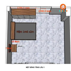 Nolulu| Thiết kế nội thất phòng ngủ cho cô Trần - Quận 3
