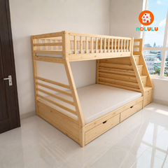Giường Tầng Bella Esprit Gỗ Tự Nhiên (1m-1m4)
