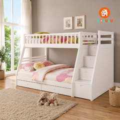Giường Tầng Bella Esprit Gỗ Tự Nhiên (1m-1m4)