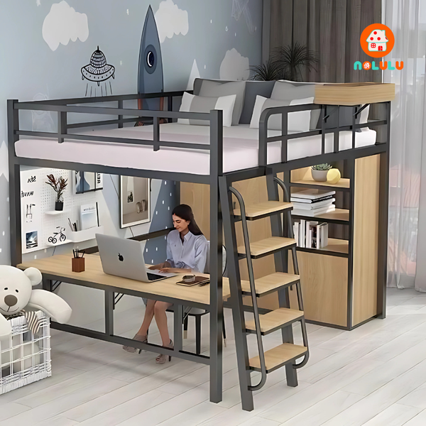 Giường tầng khung sắt hiện đại Nolulu - GTS03