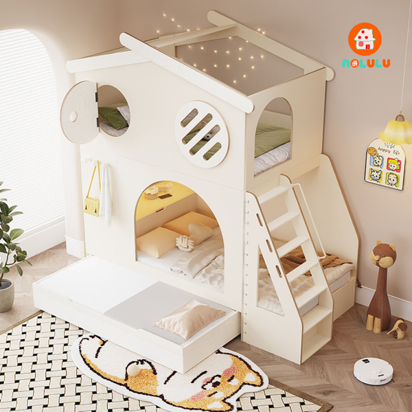 Giường tầng trẻ em  phong cách dễ thương Nolulu - GT015