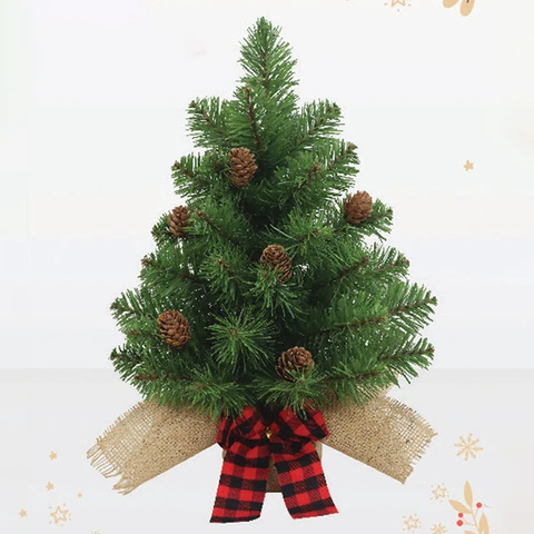 Cây Thông Mini Gắn Trái Thông 38cm