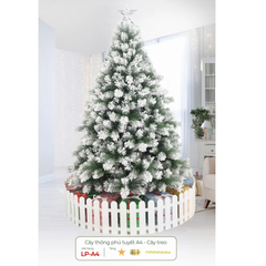 Cây Thông Phủ Tuyết A4 Cao Cấp (Đủ Kích Thước)