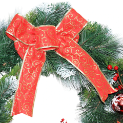 Vòng Hoa Đầu Tròn Có Trang Trí