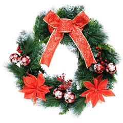 Vòng Hoa Đầu Tròn Có Trang Trí