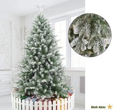 Cây Thông PE Phủ Tuyết (1m5 - 3m)