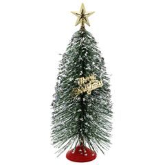 Cây Thông Mini Lá Cước Lăn Kim Tuyến 30cm